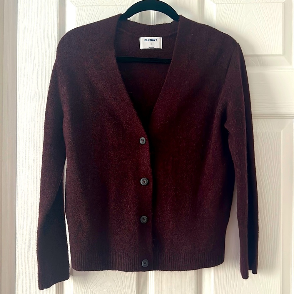 Old Navy Deep Purple Cardigan